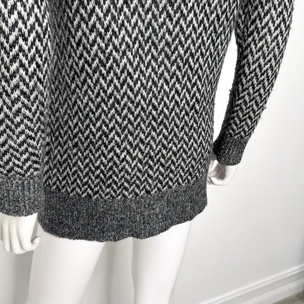 Joe’s Jeans Mohair Blend Herringbone Knit Snap Button Front Cardigan Sweater - Picture 14 of 17
